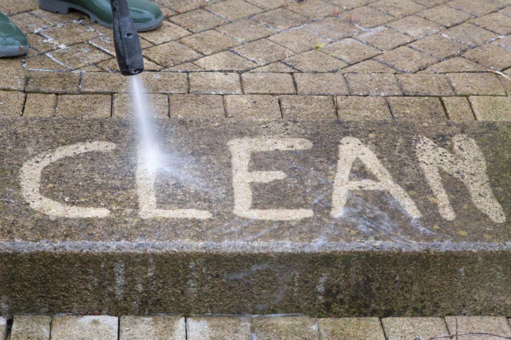 power washing and clean up